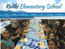 Tablet Screenshot of kalihielementary.org